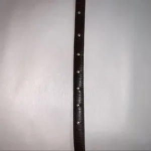 vintage CÉLINE brown calfskin leather BELT 22\